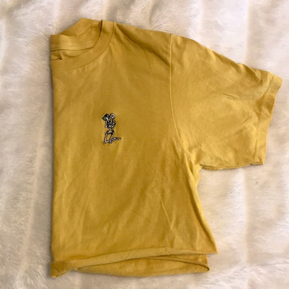 Skeleton Cropped T shirt - Picture 2 of 5